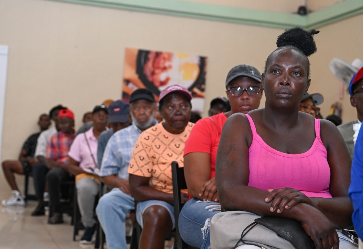Butchers and butchers’ associates attend the annual Portland Butchers Licensing Session held at Hotel Tim Bamboo in Port Antonio on April 27. 
