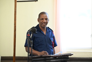 Acting Superintendent for the Jamaica Fire Brigade's (JFB) Portland Division, Wade McDermott.

