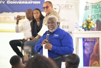 Chief Dental Officer in the Ministry of Health and Wellness, Dr. Irving McKenzie, addresses the recent official reopening of the retrofitted and upgraded dental unit at the Bellefield Health Centre in Manchester.
