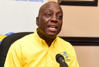 Executive Director of the National Solid Waste Management Authority (NSWMA), Audley Gordon. 

