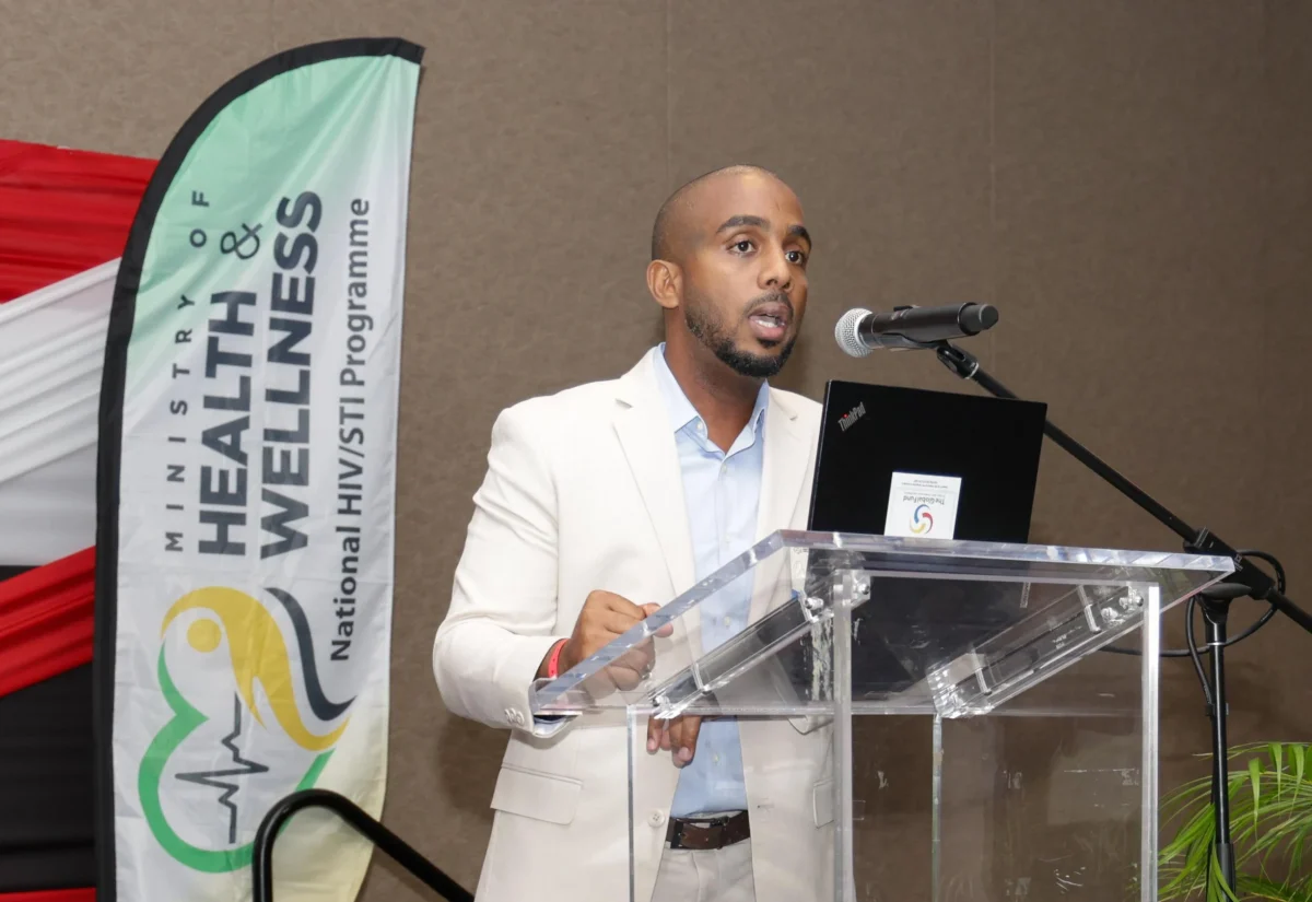 Programme Development Officer for the HIV/STI/TB Unit in the Ministry of Health and Wellness and National Focal Point for Tuberculosis (TB), Dr. Haneef Wilson, addresses the recent annual TB Strategic Review at the Moon Palace Hotel in Ocho Rios, St. Ann.
