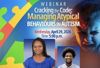Flyer for Autism Webinar to be held on April 29
