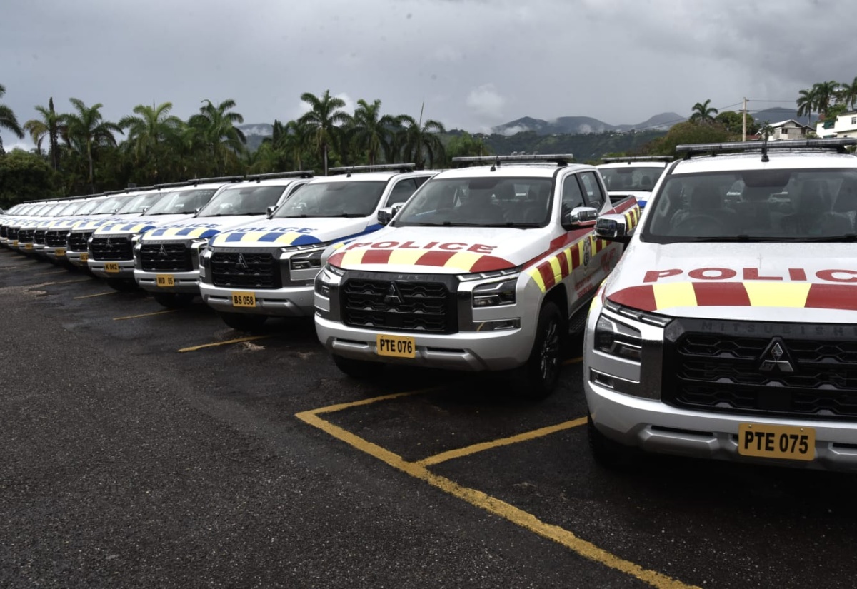 Some of the new vehicles acquired by the Ministry of National Security and Peace for the Jamaica Constabulary Force.  They were handed over on April 9.

