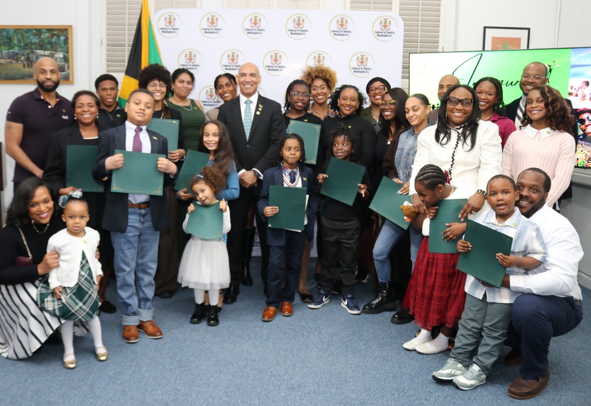Embassy of Jamaica in Washington DC Hosts Inaugural Citizenship Ceremony