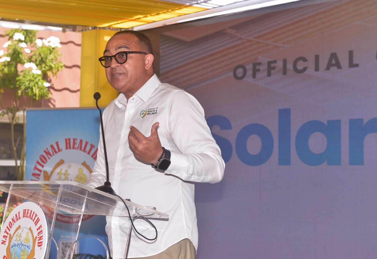 Minister of Health and Wellness, Dr. the Hon. Christopher Tufton.
