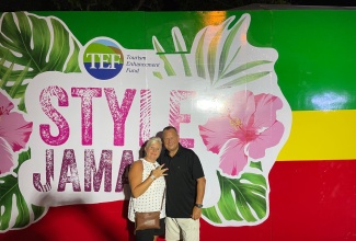 United Kingdom natives, Tracey and Christopher Smith, at last year's staging of Reggae Sumfest in Montego Bay, St. James.
