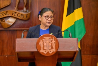 Chief Medical Officer (CMO) in the Ministry of Health and Wellness, Dr. Jacquiline Bisasor-McKenzie, gives an update on the Hantavirus during Wednesday