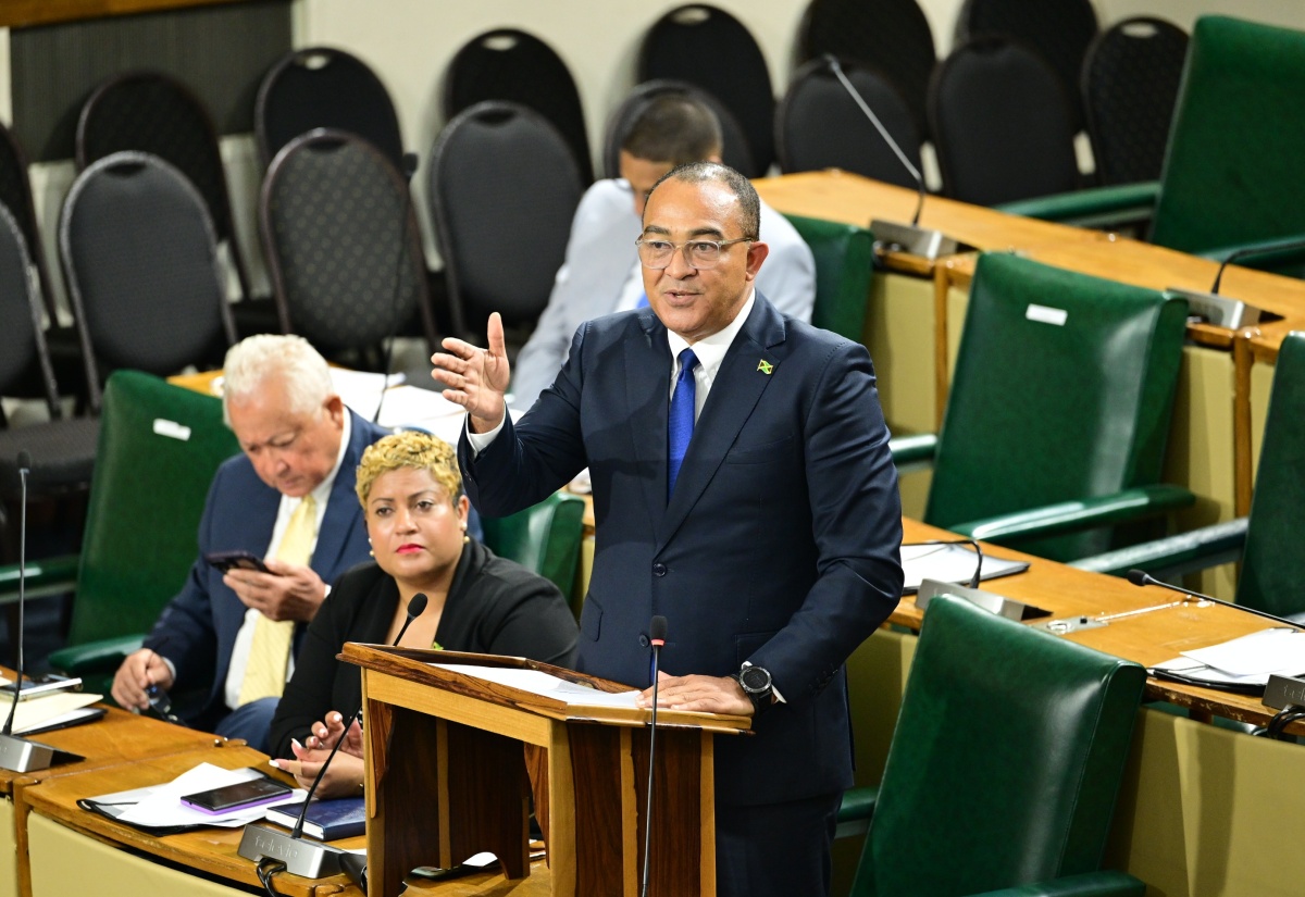 Minister of Health and Wellness, Dr. the Hon. Christopher Tufton, makes his contribution to the 2026/27 Sectoral Debate in the House of Representatives on Tuesday (May 12).
