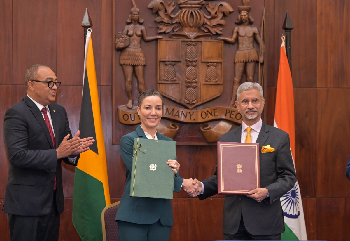 Jamaica and India Sign MOUs to Facilitate Bilateral Cooperation In Various Fields