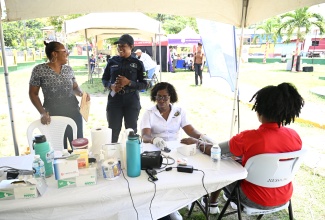Welfare Division of JCF Hosts Health and Wellness Fair In St. Ann