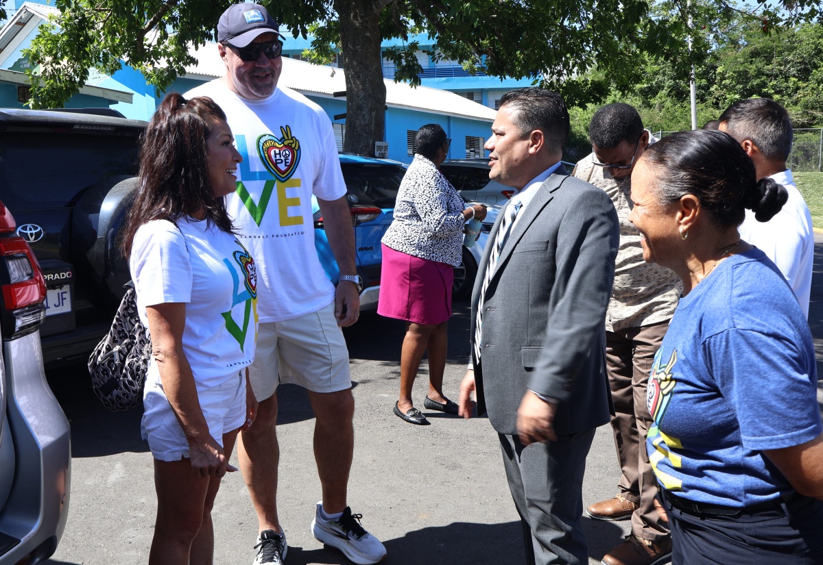 Strong Support for Read Across Jamaica Day At Exchange Primary