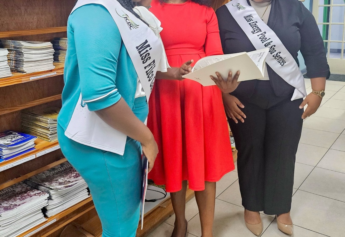 PHOTOS: Miss Hanover Festival Queen Contestants Visit JIS Montego Bay Regional Office
