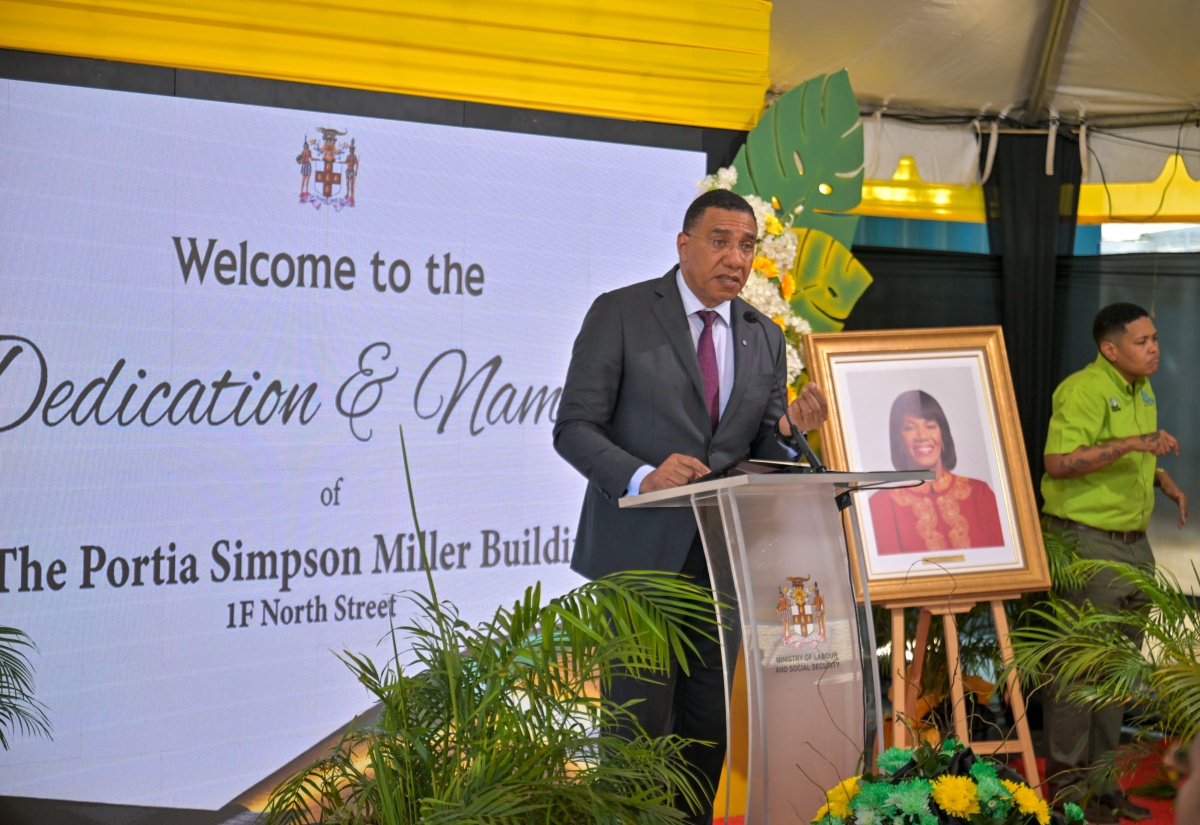Portia Simpson Miller será honrada con el nombre del Hospital Infantil y Adolescente de St. James