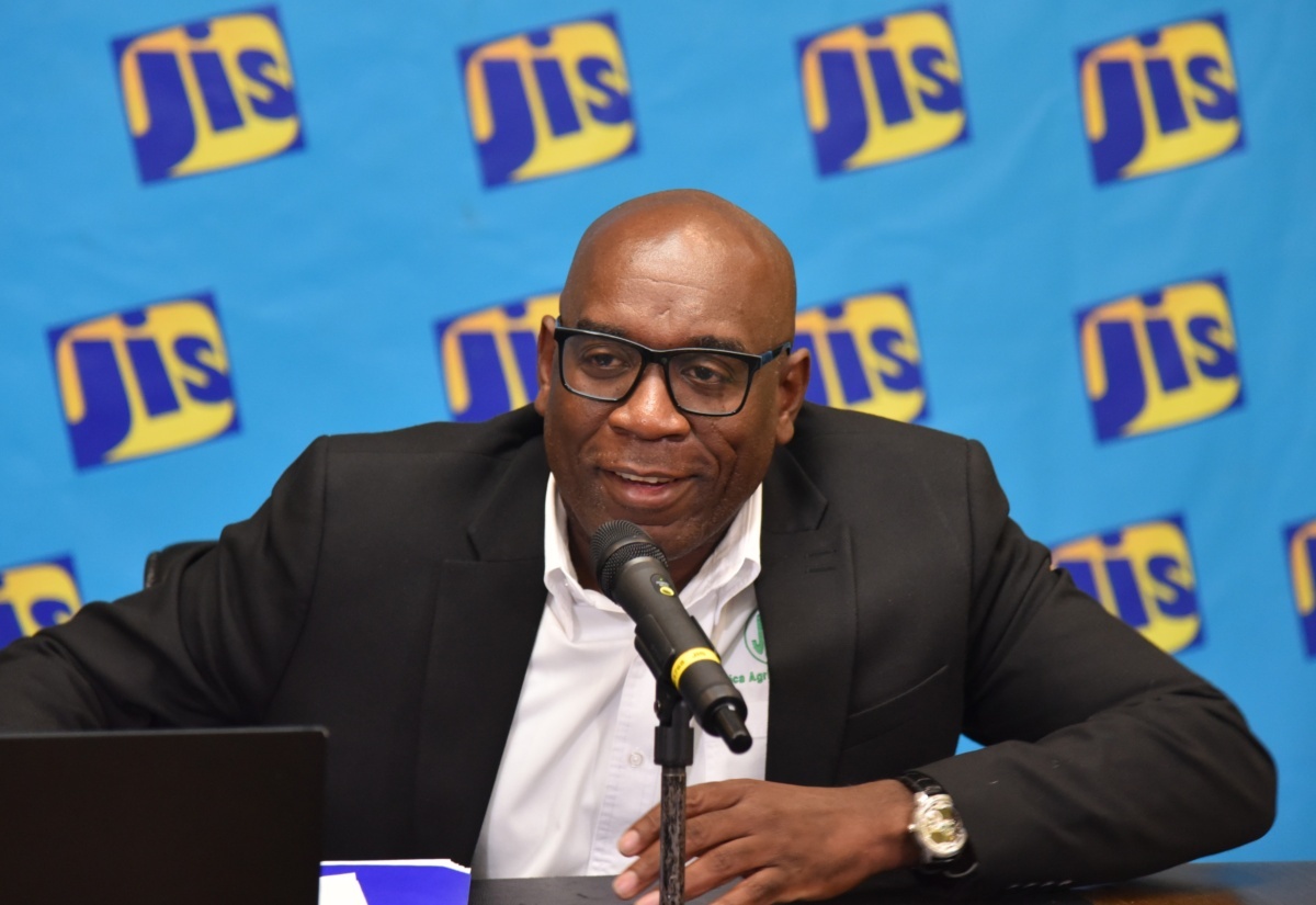 Chief Executive Officer of the Jamaica Agricultural Society (JAS), Derron Grant.
