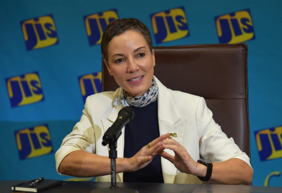 Minister of Foreign Affairs and Foreign Trade, Senator the Hon. Kamina Johnson Smith,  urges early registration for the 11th Biennial Jamaica Diaspora Conference scheduled for June 14-18 at the Montego Bay Convention Centre in St. James, at a JIS Think Tank, on May 7.

