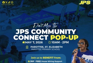 A flyer promoting the JPS Community Connect Pop-Up scheduled for Thursday, May 7.

