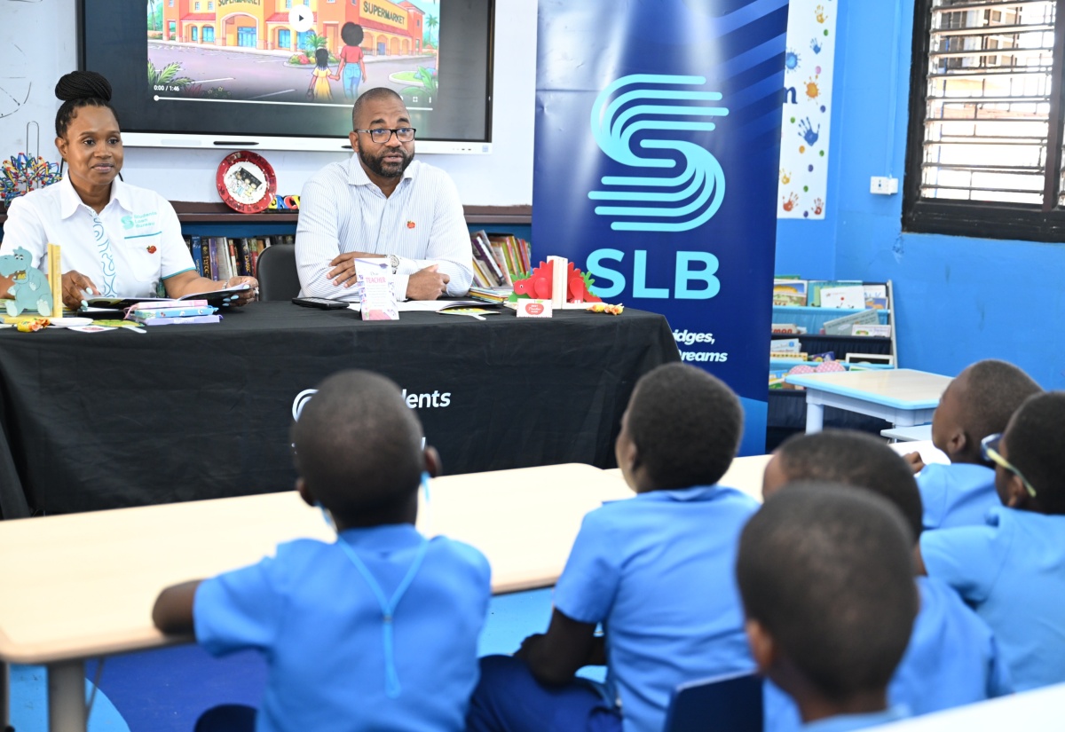 SLB Staff Read to Students At Port Royal Primary