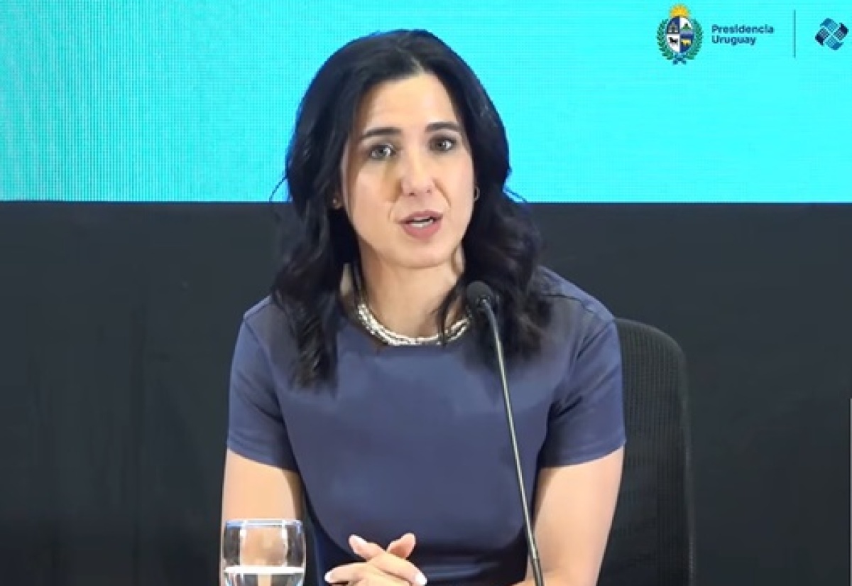 Regional Director of the United Nations Development Programme (UNDP) for Latin America and the Caribbean, Michelle Muschett, addresses the launch of the Regional Report on Democracy and Development 2026, in Uruguay on Monday (May 11).

