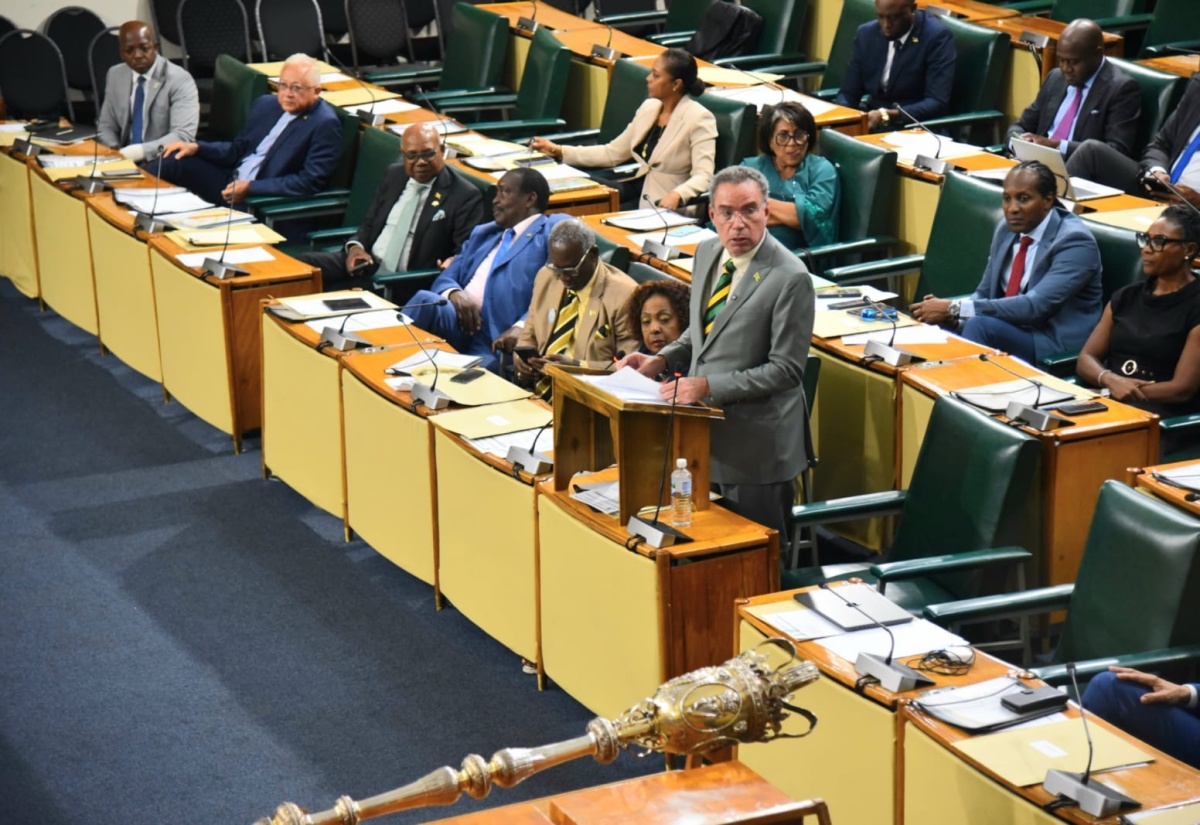 Minister of Energy, Transport and Telecommunications, Hon. Daryl Vaz, makes his contribution to the 2026/27 Sectoral Debate in the House of Representatives on Tuesday (May 5).
