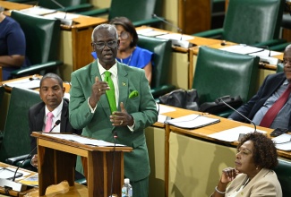 Minister of Local Government and Community Development, Hon. Desmond McKenzie, makes his contribution to the 2026/27 Sectoral Debate in the House of Representatives on Wednesday (June 3).
