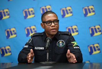 Motorcycle Fatalities Reduction Strategist for the JCF and the Community Engagement Lead for the NHWC, District Constable Marlon Fletcher, speaks at a JIS Think Tank on June 4.

