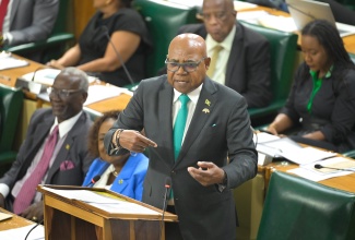 Minister of Tourism, Hon. Edmund Barltlett, makes his contribution to the 2026/27 Sectoral Debate in the House of Representatives on Tuesday (June 23).
