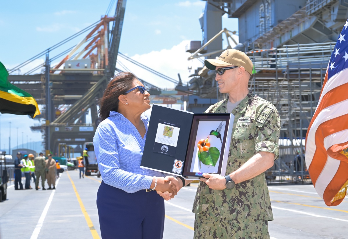 Visit of USS NIMITZ a Symbol of Friendship Between Jamaica, US