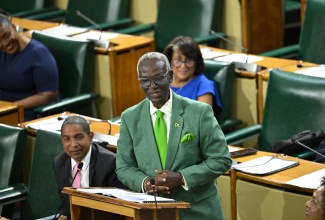 Minister of Local Government and Community Development, Hon. Desmond McKenzie, makes his contribution to the 2026/27 Sectoral Ddebate in the House of Representatives on Wednesday (June 3).