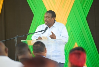 Minister without Portfolio in the Ministry of Economic Growth and Infrastructure Development with Responsibility for Land Titling and Settlements, Hon. Robert Montague.