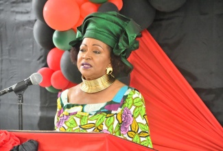 Professor Emerita of Social History at the University of the West Indies (UWI), Verene Shepherd delivers the 15th annual Marcus Garvey Lecture at the St. Ann Parish Library in St. Ann on Friday (June 12), under the theme
