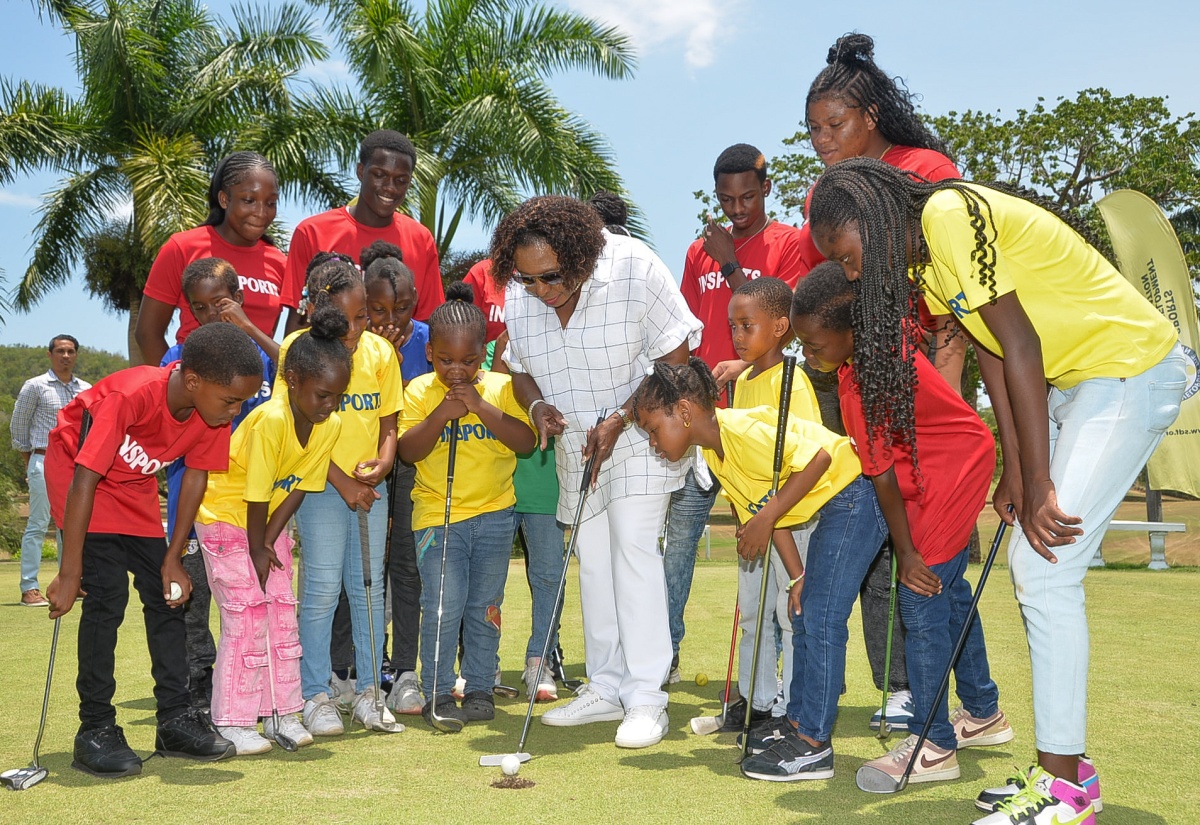 Young Jamaicans Introduced to Golf Through INSPORTS Summer Camp