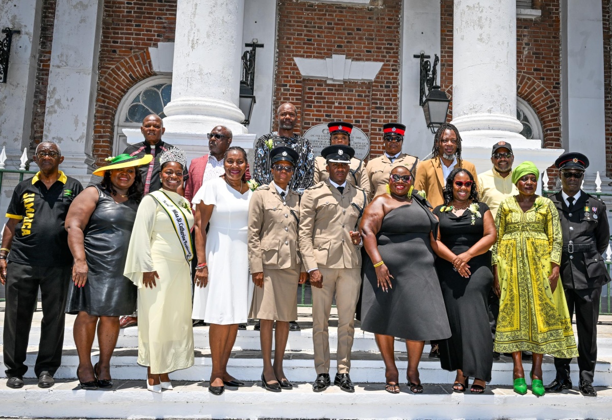 Flag-Raising Ceremony in Spanish Town on Independence Day
