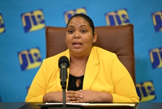 Director of Science in the Office of the Prime Minister (OPM), Dr. Natwaine Gardner, speaks during a recent Jamaica Information Service (JIS) 'Think Tank'.