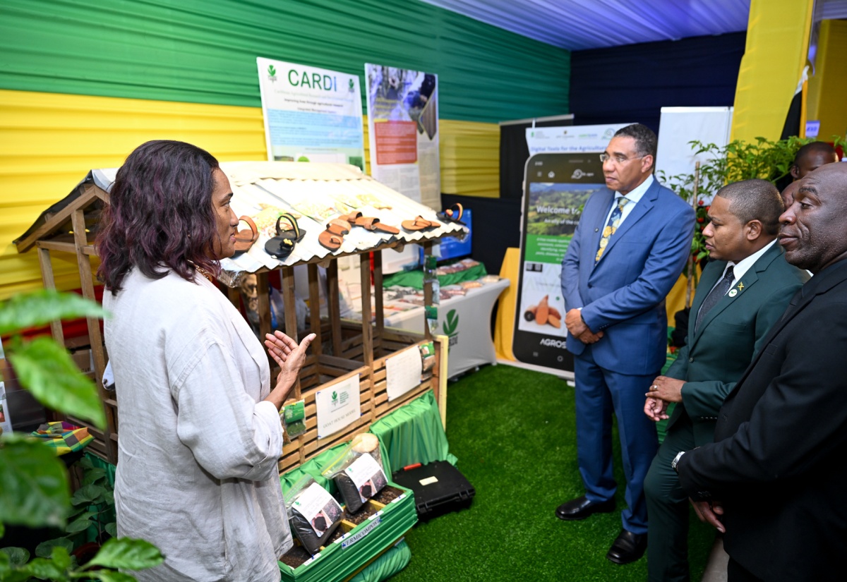 PHOTOS: PM Tours Booths at Caribbean Week of Agriculture Event