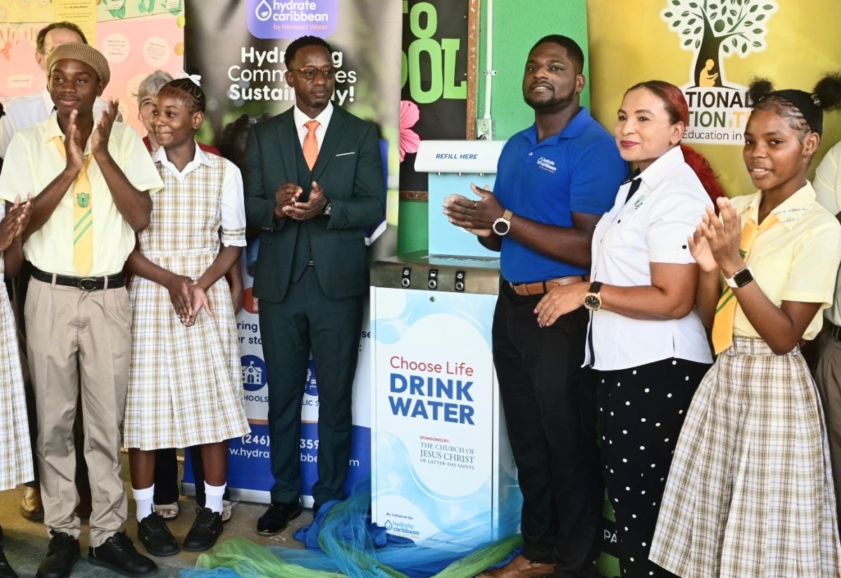PHOTOS: Edith Dalton High School Hydration Station Handover