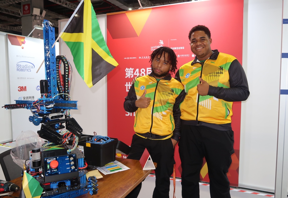 Jamaican Competitors Assess Their Performance on the Final Day of WorldSkills Shanghai