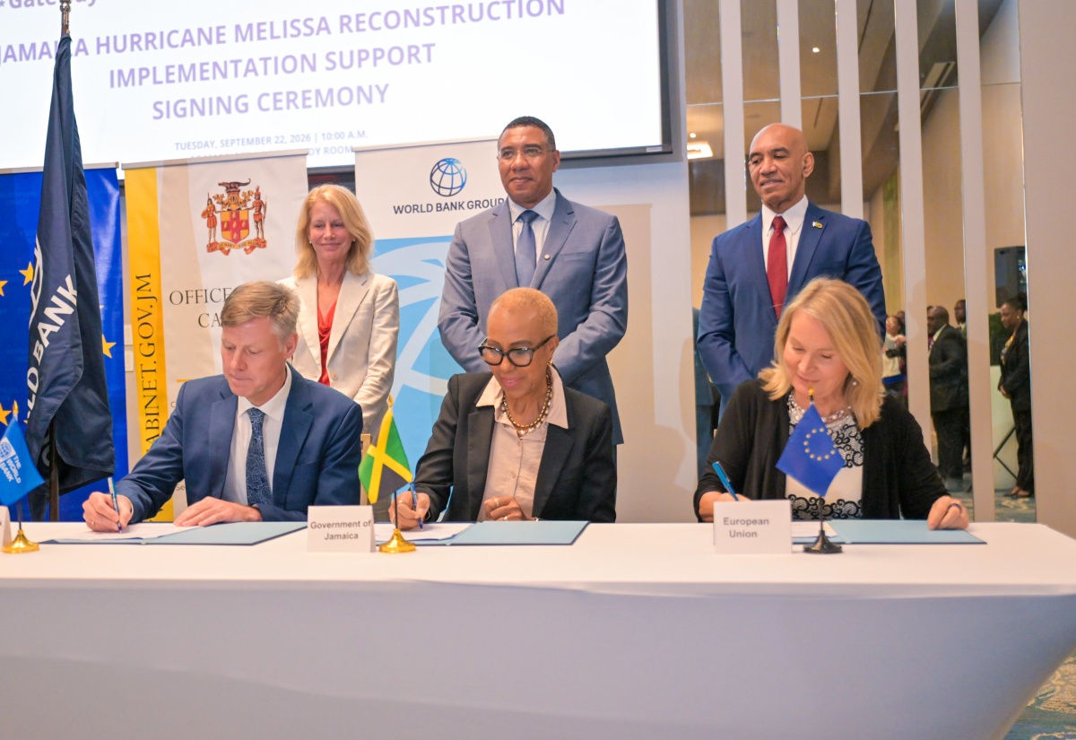 Gov’t Receives US$5-Million Grant to Support National Reconstruction Programme
