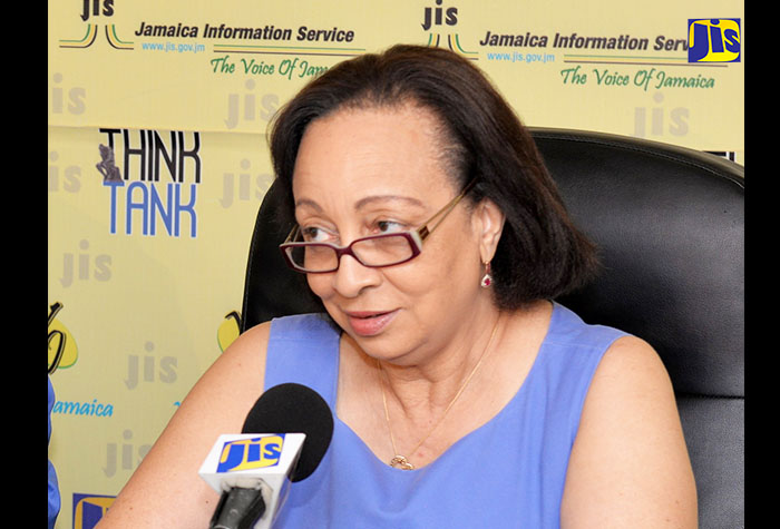 Professor of Child Health, Child Development and Behaviour at the University of the West Indies (UWI), and Patron of the Autism Support Association, Maureen Samms-Vaughan, addresses a recent JIS Think Tank.