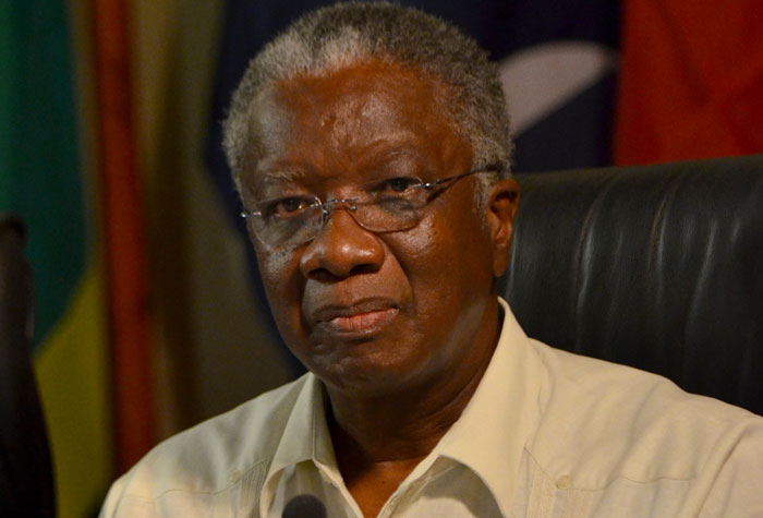 Prime Minister of Barbados, Hon. Freundel Stuart, responds to questions posed by journalists at a press conference convened following the conclusion of the 25th Inter-Sessional Meeting of the Conference of Heads of Government of CARICOM, which took place at the Buccament Bay Resort, Buccament, in St. Vincent and the Grenadines earlier this week. The Inter-sessional meeting, which officially opened on Monday (March 10) ended on Tuesday (March 11). The three-day event kicked off with the 8th meeting of the Prime Ministerial sub-committee on the CARICOM Single Market and Economy (CSME), held at the Ministry of Foreign Affairs, Commerce and Trade in Kingstown, St. Vincent and the Grenadines, on Sunday (March 9).