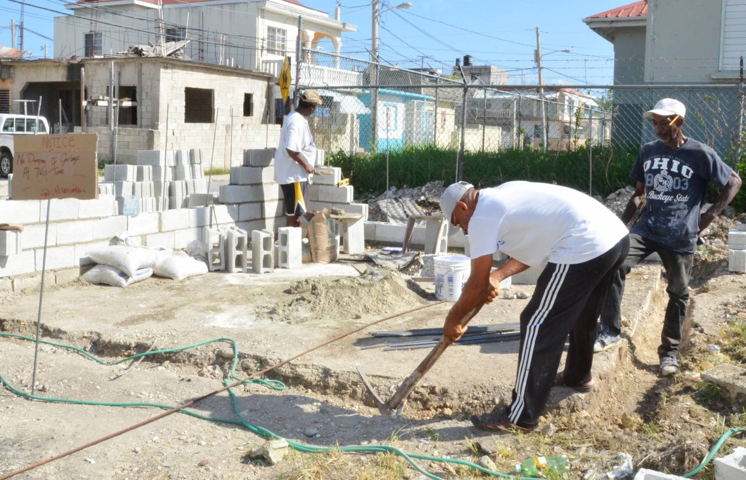 Volunteers Work on Charles Gordon Market