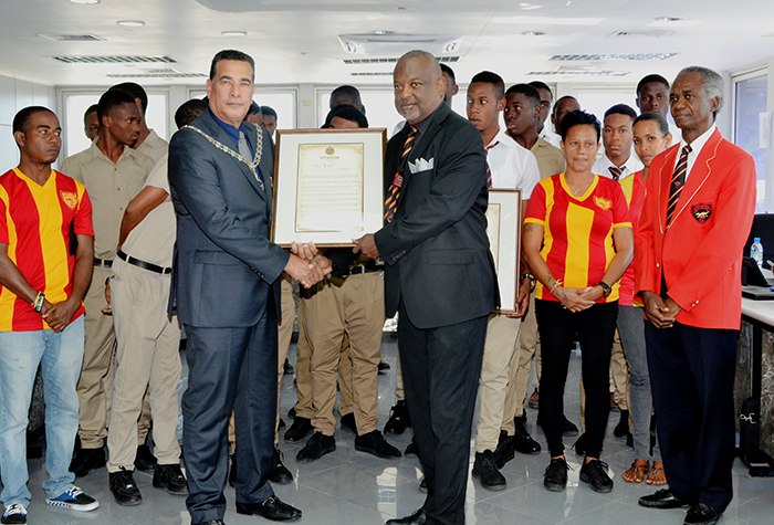 Cornwall College Honoured by St. James Municipal Corporation