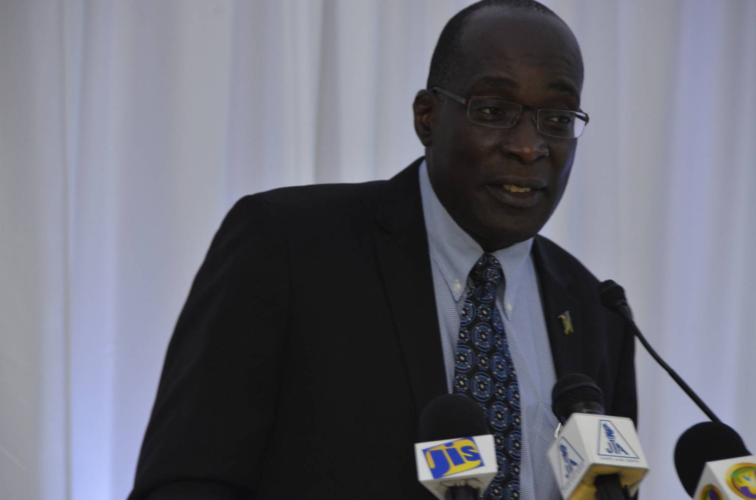 Minister of Education, Youth and Information, Senator the Hon. Ruel Reid, addresses the Jamaica Teachers’ Association (JTA) 15th Annual Education Conference, held at the Jewel Runaway Bay Beach and Golf Resort, in  St. Ann, on March 29.