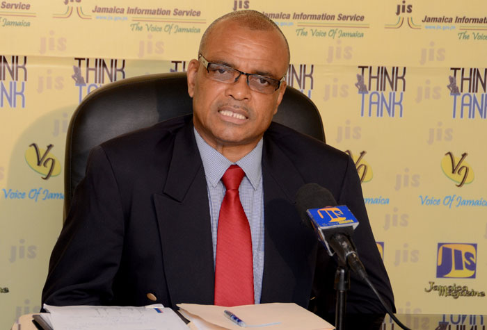 Executive Director of the Tourism Product Development Company (TPDCo), Dennis Hickey, informing  JIS News of  the agency’s stepped-up  anti-harassment drive in the resort areas.