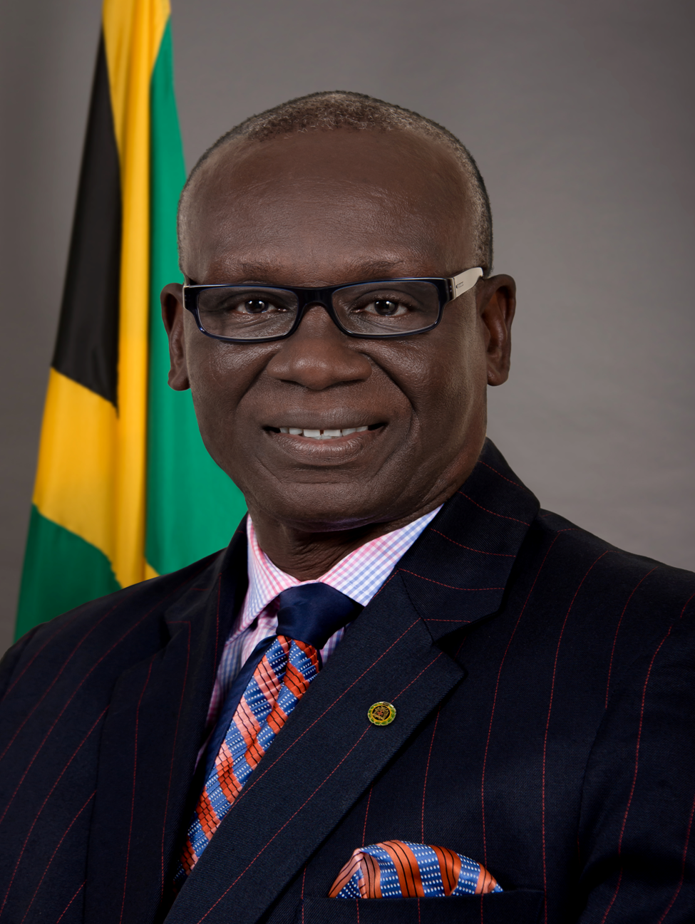 Minister of Local Government and Rural Development, Hon. Desmond McKenzie, CD, MP, JP