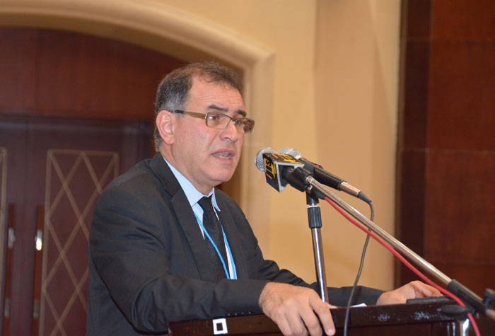 Professor of Economics and International Business at New York University (NYU) in the Unites States, Nouriel Roubini, addresses participants in a breakfast session held during the International Monetary Fund’s (IMF) High-Level Caribbean Forum at the Montego Bay Convention Centre in Rose Hall, St. James on Friday, October 24.