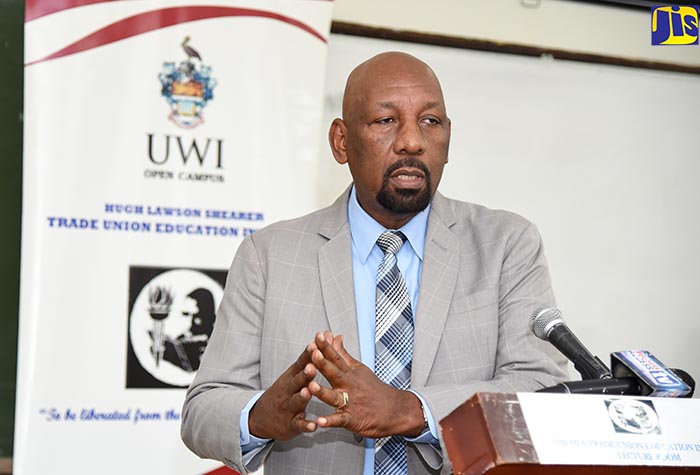 Minister of State in the Ministry of Finance and the Public Service, Hon. Rudyard Spencer.