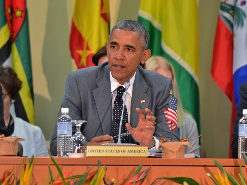 US President Obama Visits Jamaica