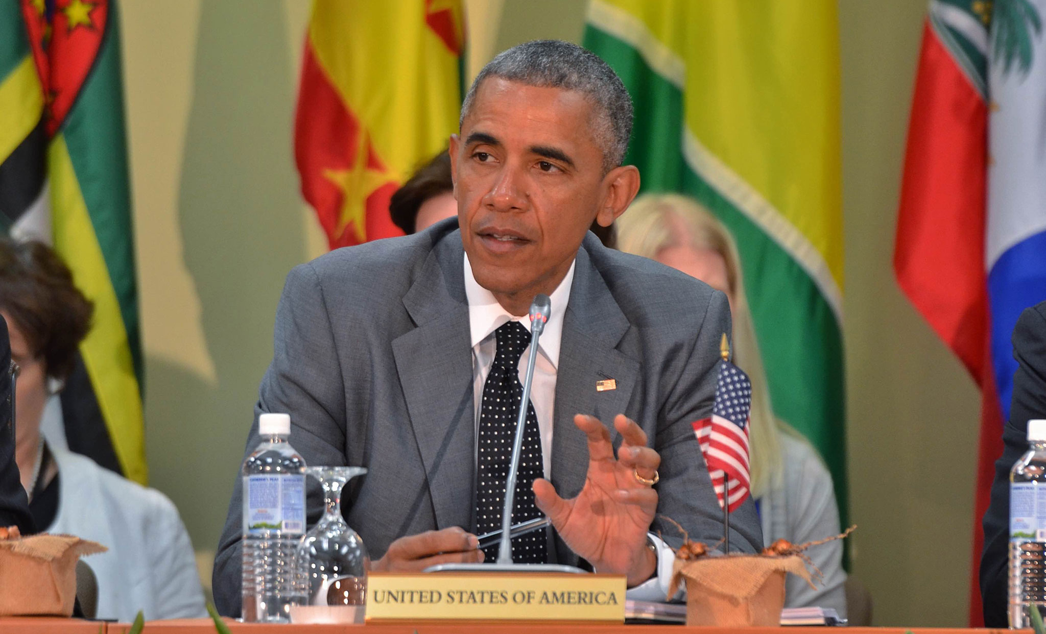 barack obama visit to jamaica