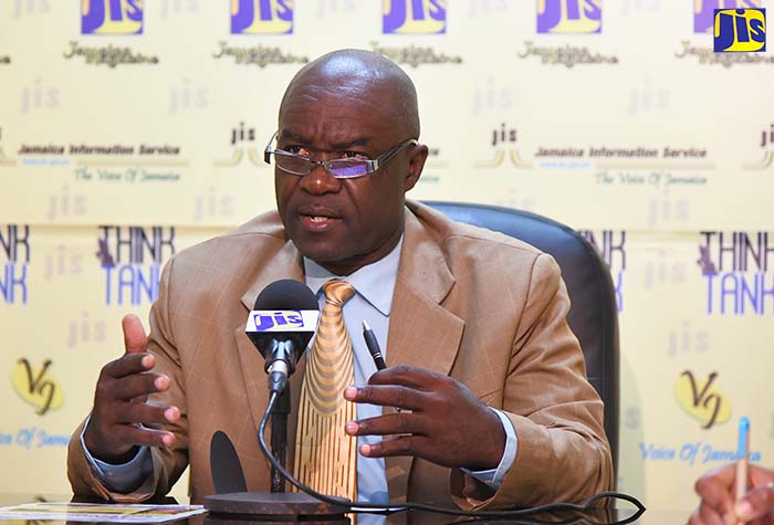 President of the Small Business Association of Jamaica, Hugh Johnson, gives details for the inaugural staging of the Caribbean MSME Conference slated for July 19 to 21 at the Hilton Rose Hall Resort & Spa in Montego Bay, St. James, at a  JIS ‘Think Tank’ on July 5.