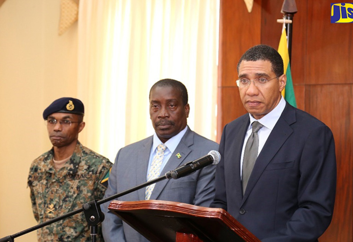 PM Holness Announces State of Public Emergency in St. James
